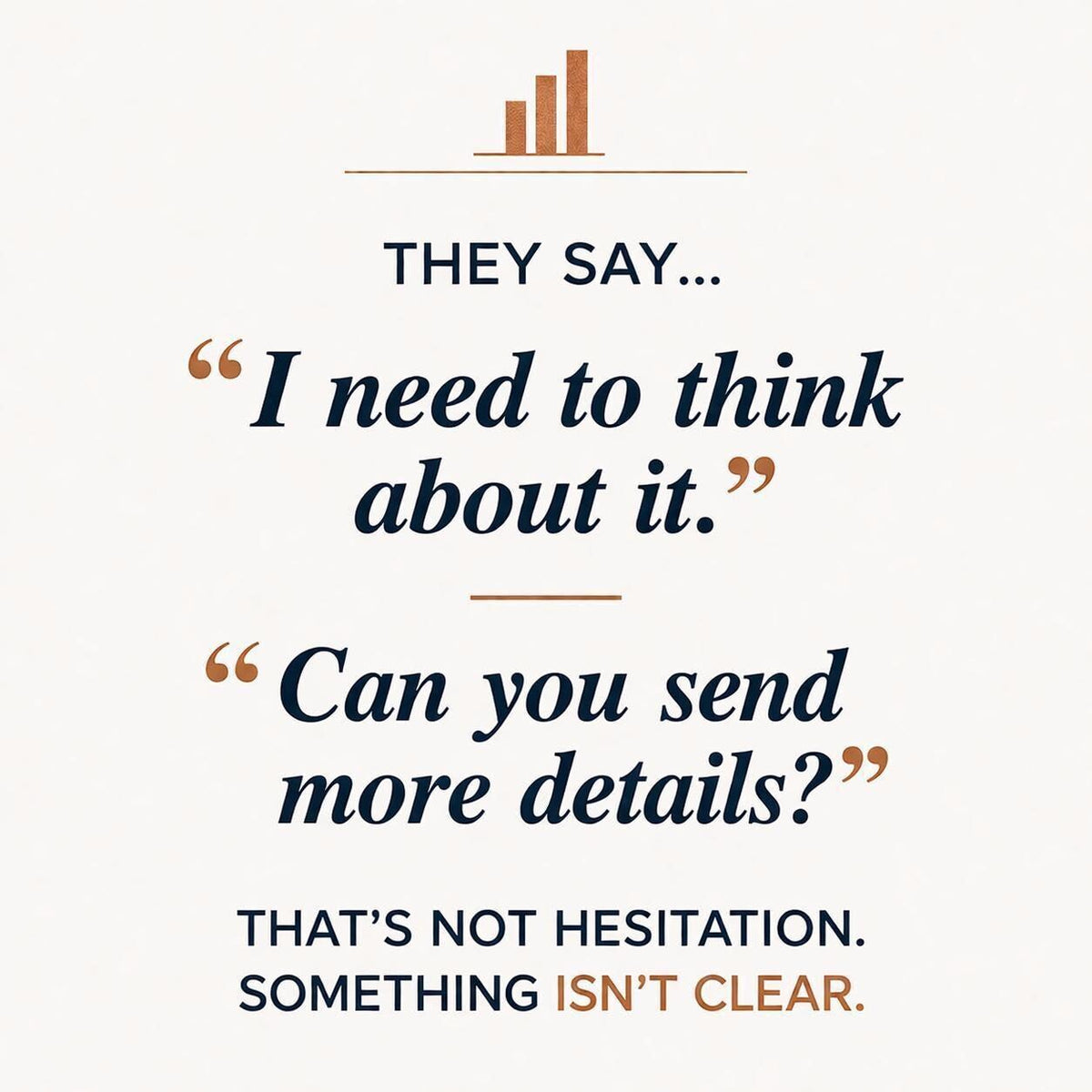 Pricing Hesitation Identifier™ | Why Clients Delay, Question, or Push Back on Pricing | Advisory Evaluation Tool