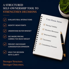 Pricing & Offer Structuring Self-Ownership Tool™ | Evaluate Pricing, Buyer Movement, Decision Stability