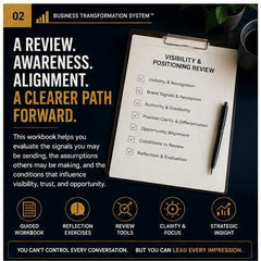Why You're Being Overlooked™ | Personal Brand Visibility Review | Professional Visibility Audit | Authority & Positioning Workbook