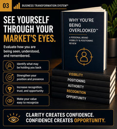 Why You're Being Overlooked™ | Personal Brand Visibility Review | Professional Visibility Audit | Authority & Positioning Workbook